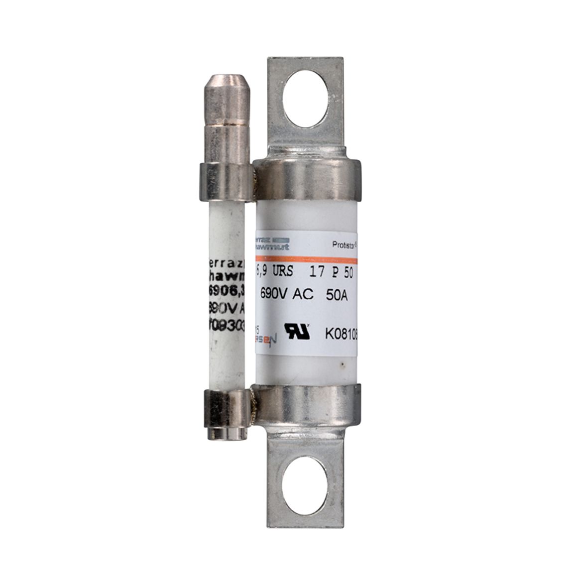 K081084 - Size 17x49 gR/URS 690VAC with separated trip-indicator gR 50 A VAC